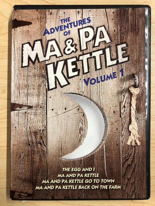 The Adventures of Ma and Pa Kettle Volume 1 (DVD, 4 episodes) - K8 - for just $2.50! 