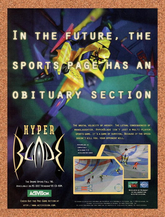 1996 HyperBlade PC Original Ad v1 - for just $17.99! 