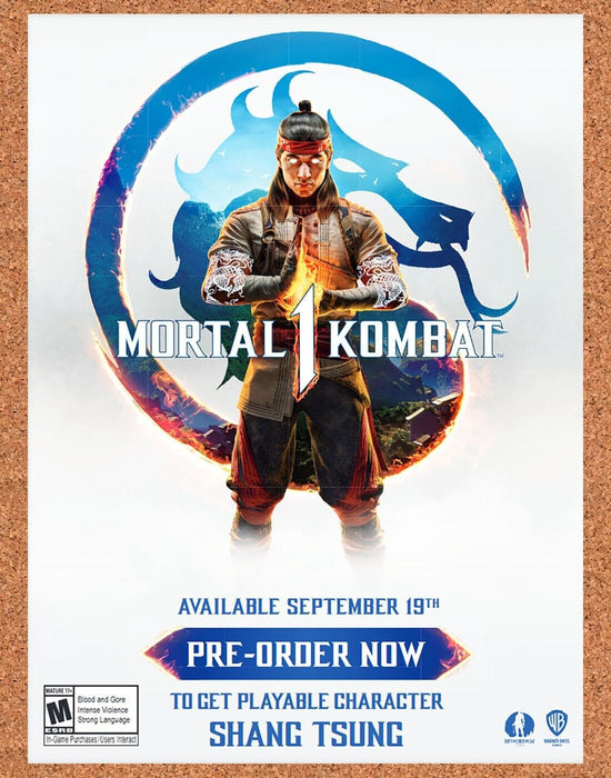 2023 Mortal Kombat 1 PS5 Original Ad - for just $17.99! 