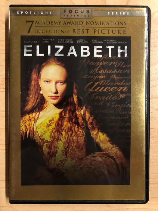 Elizabeth (DVD, 1998) - K8 - for just $1.99! 