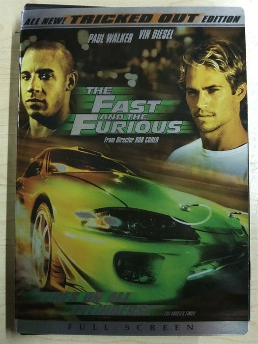 The Fast and the Furious (DVD, Full Screen, 2001) - K7 - for just $1.99! 