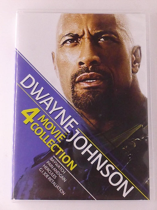 Dwayne Johnson - Baywatch, Pain and Gain, Hercules, G.I. Jo.. (DVD, 4-film) - K7 - for just $4.99! 