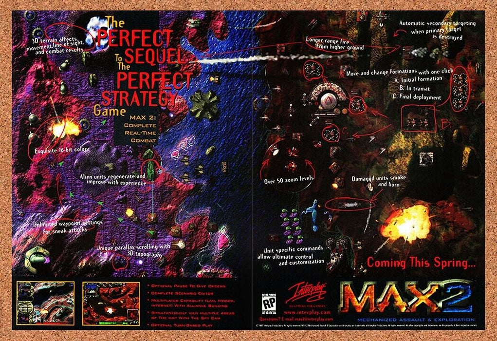 1998 MAX 2 PC Mechanized Assault Original Ad - for just $21.49! 