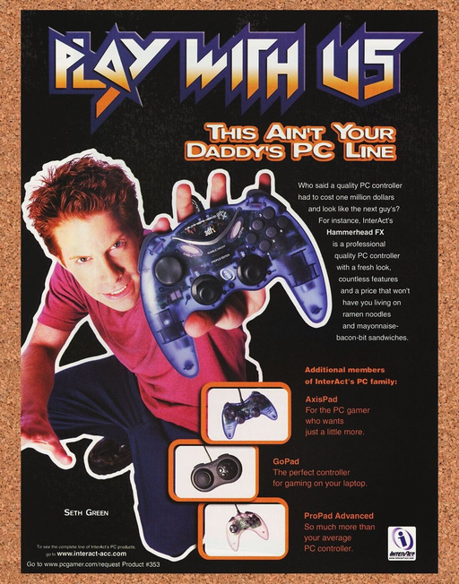 2002 Hammerhead FX Game Pad Original Seth Green Ad - for just $17.99! 