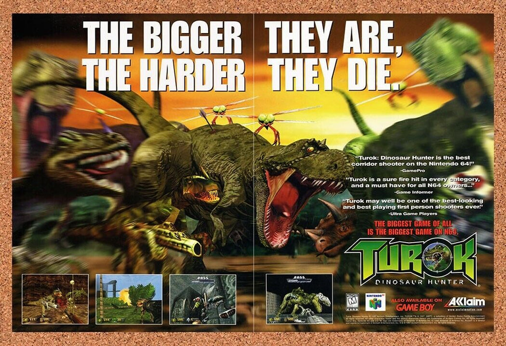 1998 Turok N64 Original Ad v4 v1 - for just $21.49! 