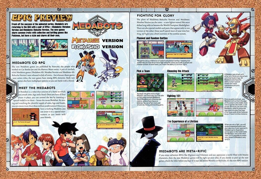 2003 Medabots GBA Original Ad - for just $21.49! 