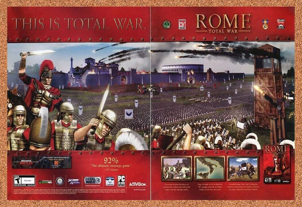 2006 Rome Total War Original Ad v2 - for just $22.49! 