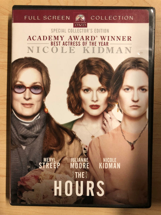 The Hours (DVD, 2002, Full Screen, Special Collectors Edition) - L02 - for just $1.99! 