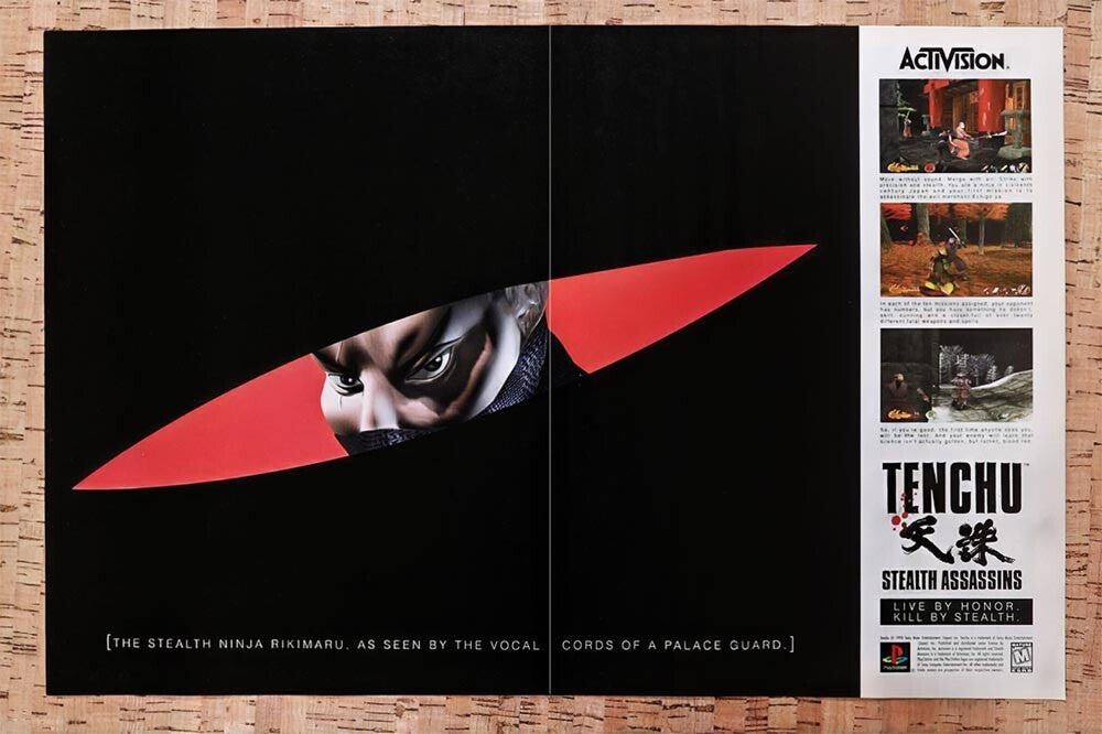1998 Tenchu Stealth Assassins PS1 Original Ad v1 - for just $21.49! 