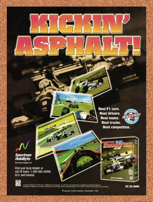 1996 Grand Prix II PC Original Ad v1 - for just $19.49! 