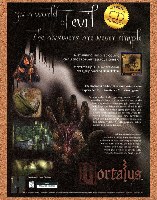 2000 Mortalus PC Original Ad - for just $17.99! 