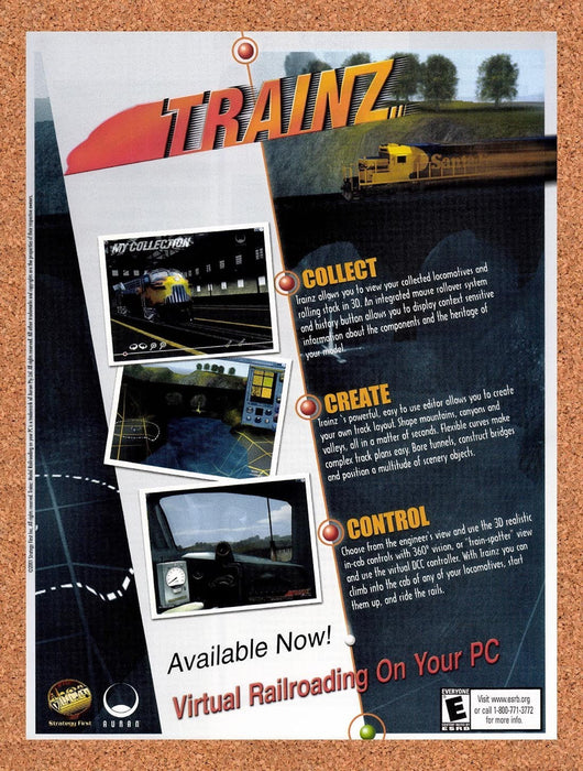 2002 Trainz PC Original Advertisement v1 - for just $19.49! 