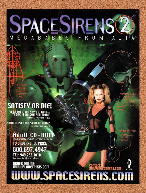 1999 Space Sirens 2 Megababes From Ajia PC Original Ad v1 - for just $19.29! 