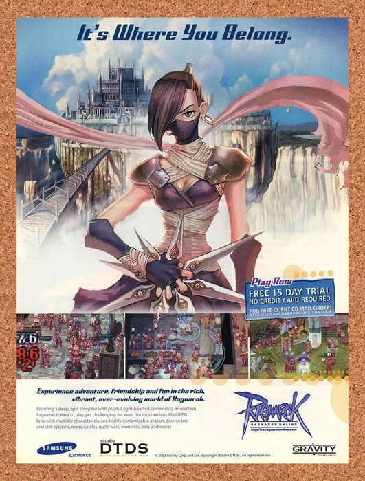 2006 Ragnarok Online PC Original Ad v3 - for just $18.49! 