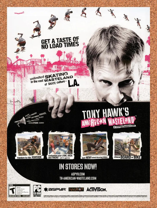 2006 Tony Hawk's American Wasteland PC Original Ad v1 - for just $19.49! 