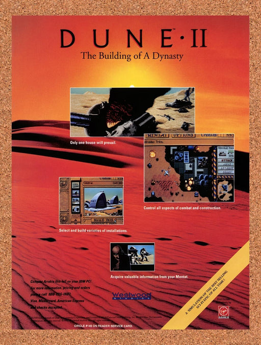 1992 Dune II PC Original Ad v1 - for just $17.99! 