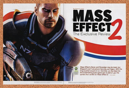 2010 Mass Effect 2 Xbox 360 Original Ad v4 - for just $18.27! 