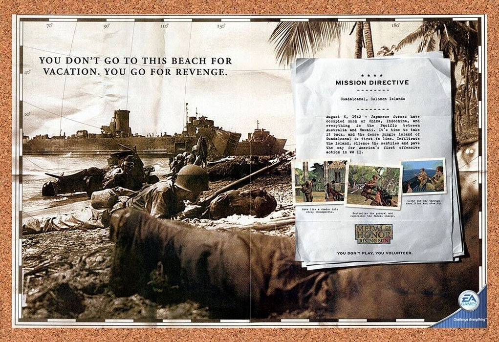 2003 Medal Of Honor Rising Sun PS2 Original Ad v2 - for just $21.49! 
