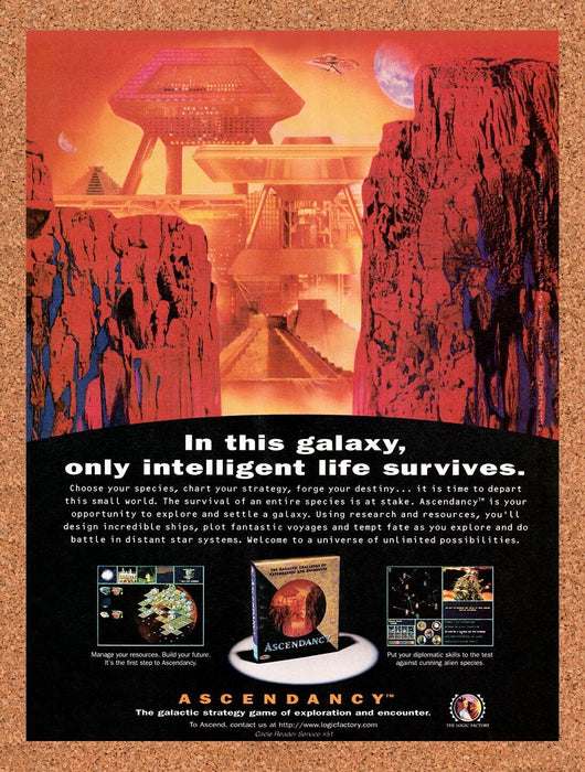 1995 Ascendancy PC Original Ad - for just $17.99! 