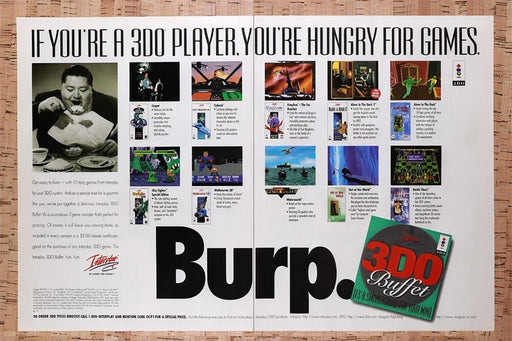 1995 3DO Games Original Ad v6 - for just $21.49! 