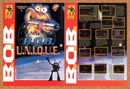 1993 B.O.B. SNES Original Ad v2 - for just $21.49! 