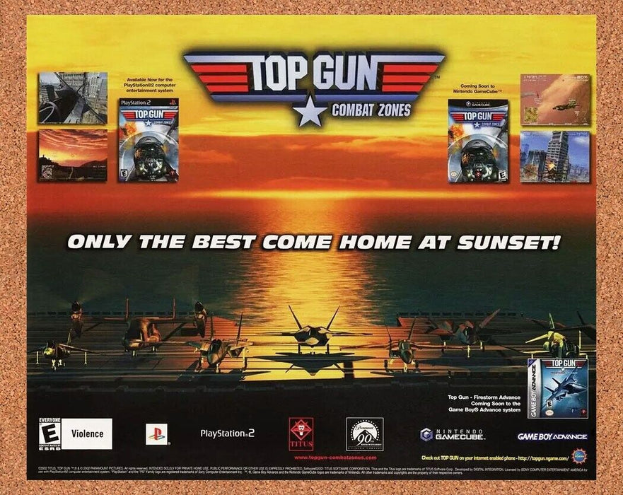 2006 Top Gun Combat Zones PS2 Original Ad - for just $17.99! 