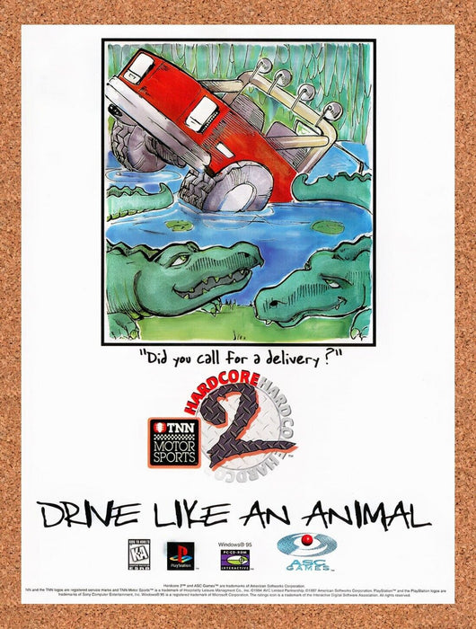 1997 TNN Motor Sports Hardcore 2 PS1 Original Ad v2 - for just $17.99! 
