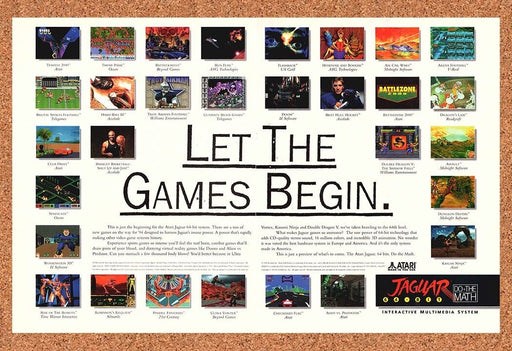 1994 Atari Jaguar Console Original Ad v1 - for just $21.49! 