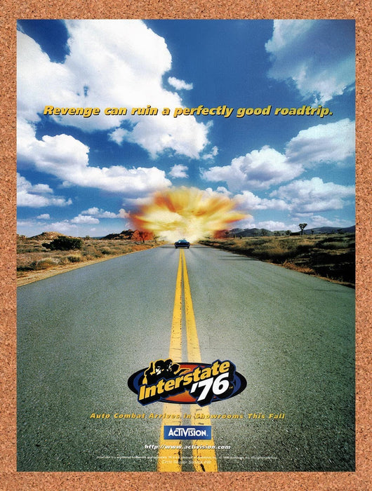 1996 Interstate 76 PC Original Advertisement v8 - for just $19.49! 