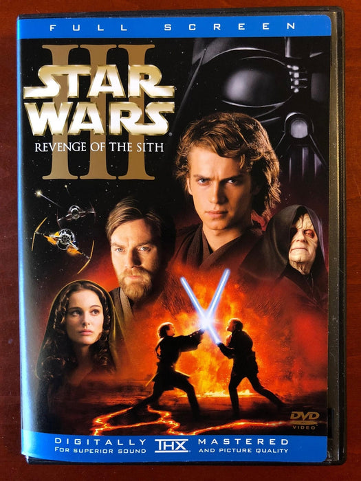Star Wars Episode III - Revenge of the Sith (DVD, 2005, Full Screen) - K9 - for just $1.99! 