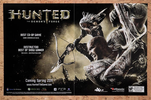2010 Hunted The Demons Forge Xbox 360 Original Ad v1 - for just $21.49! 