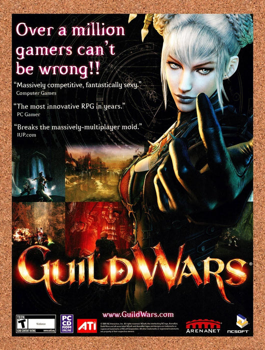 2006 Guild Wars Sorrows Furnace PC Original Ad v2 - for just $19.49! 