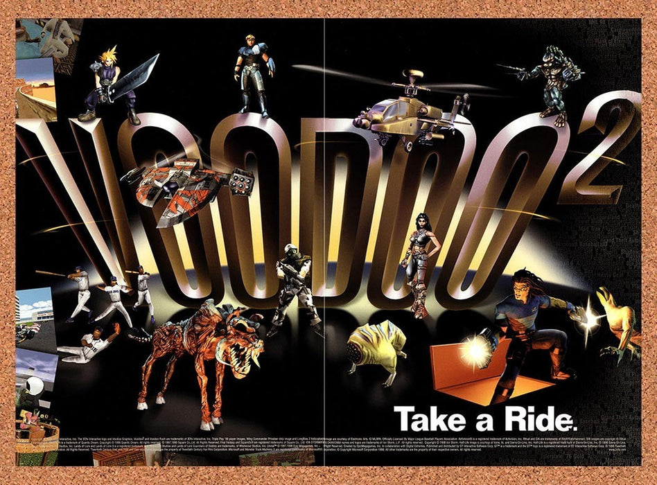 VooDoo 2 Take A Ride Original 1998 Cloud Half-Life Foldout Poster 10.5" x 15" - for just $23.99! 