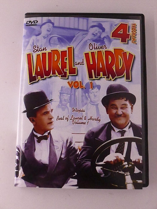 Laurel and Hardy Vol 1 - Utopia, Mud and Sand, Sta.. (DVD, 4 programs) - K0107 - for just $4.99! 