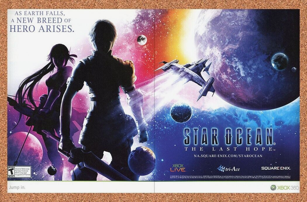 2009 Star Ocean The Last Hope Xbox 360 Original Ad - for just $21.49! 