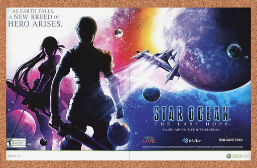 2009 Star Ocean The Last Hope Xbox 360 Original Ad - for just $21.49! 