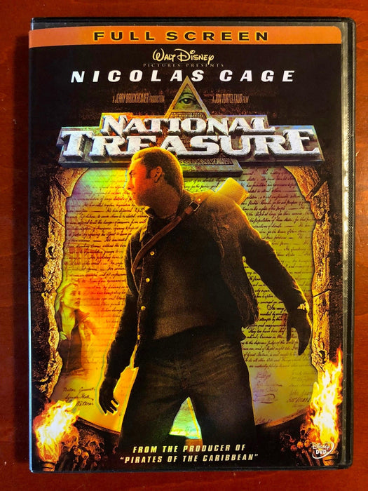 National Treasure (DVD, 2004, Full Screen, Disney) - L05 - for just $1.99! 