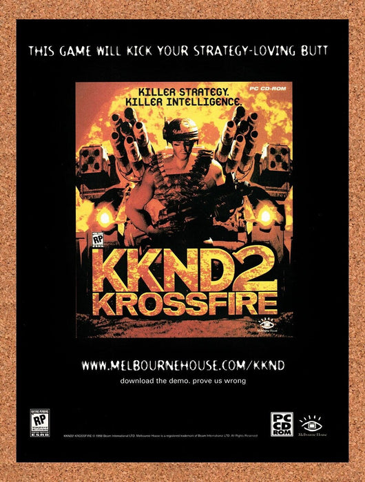 1998 KKND 2 Krossfire PC Original Ad v1 - for just $17.99! 