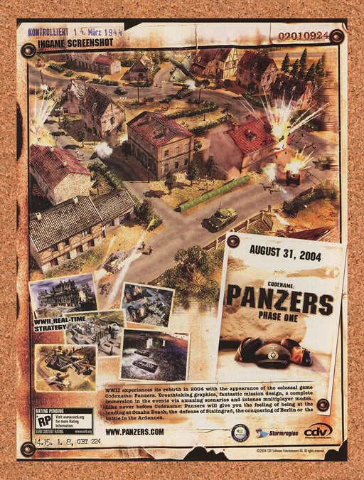 2006 Codename Panzers Phase One PC Original Ad - for just $17.99! 