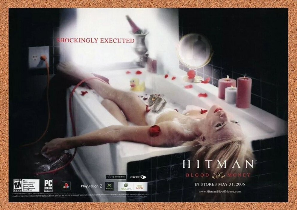 2006 Hitman Blood Money Xbox Original Ad v1 - for just $21.49! 