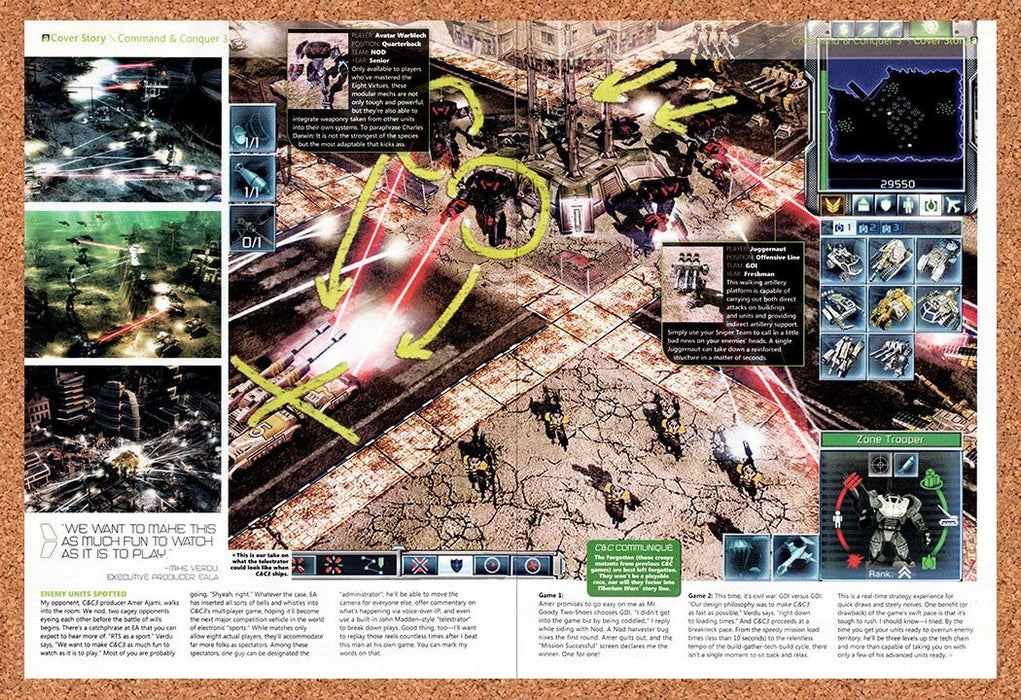 2007 Command & Conquer 3 Tiberium Wars PC Original Ad v3 - for just $18.27! 