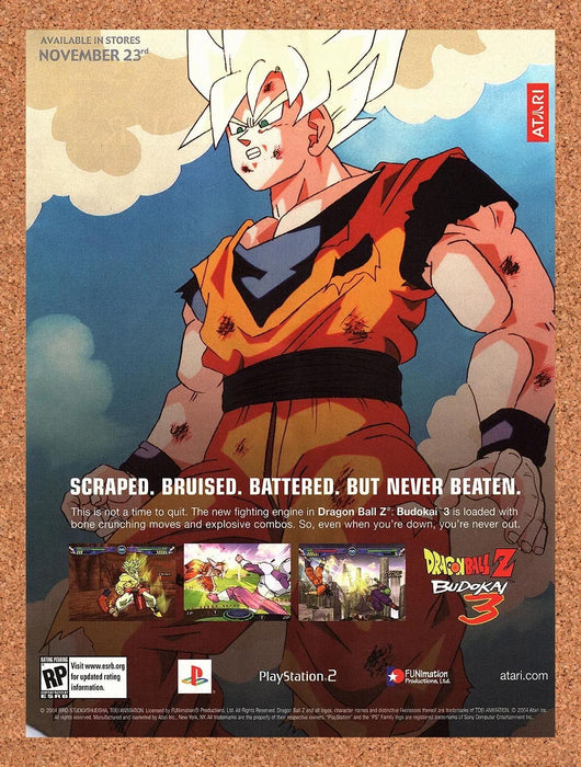 2004 Dragonball Z Budokai 3 PS2 Original Ad v1 - for just $16.57! 