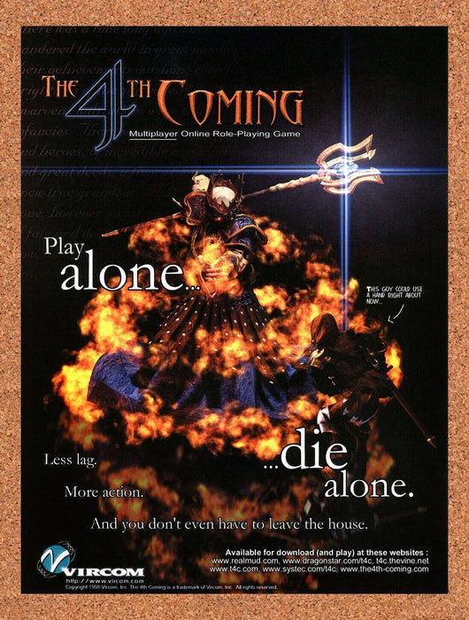 2001 The 4Th Coming PC Original Ad - for just $17.99! 