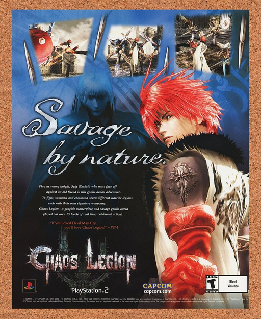 2005 Chaos Legion PS2 Original Ad - for just $17.99! 