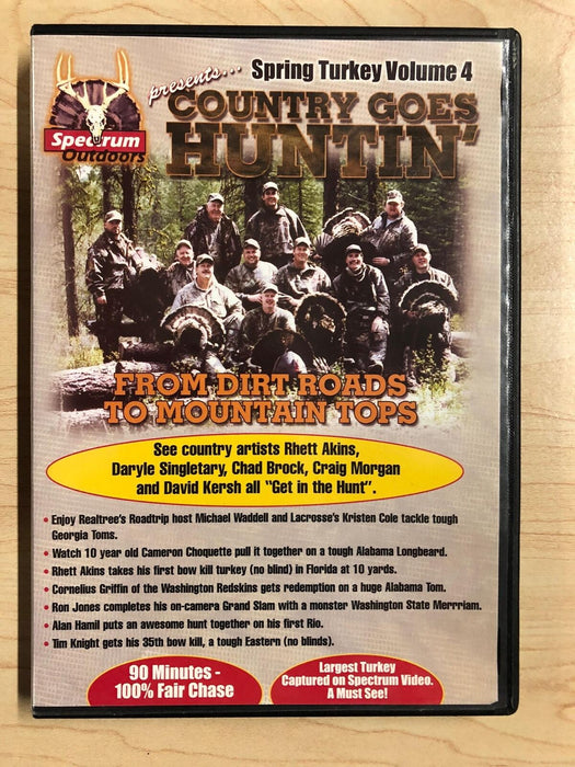 Country Goes Huntin - Spring Turkey Vol. 4 - From Dirt Roads to... (DVD) - I1106 - for just $1.99! 