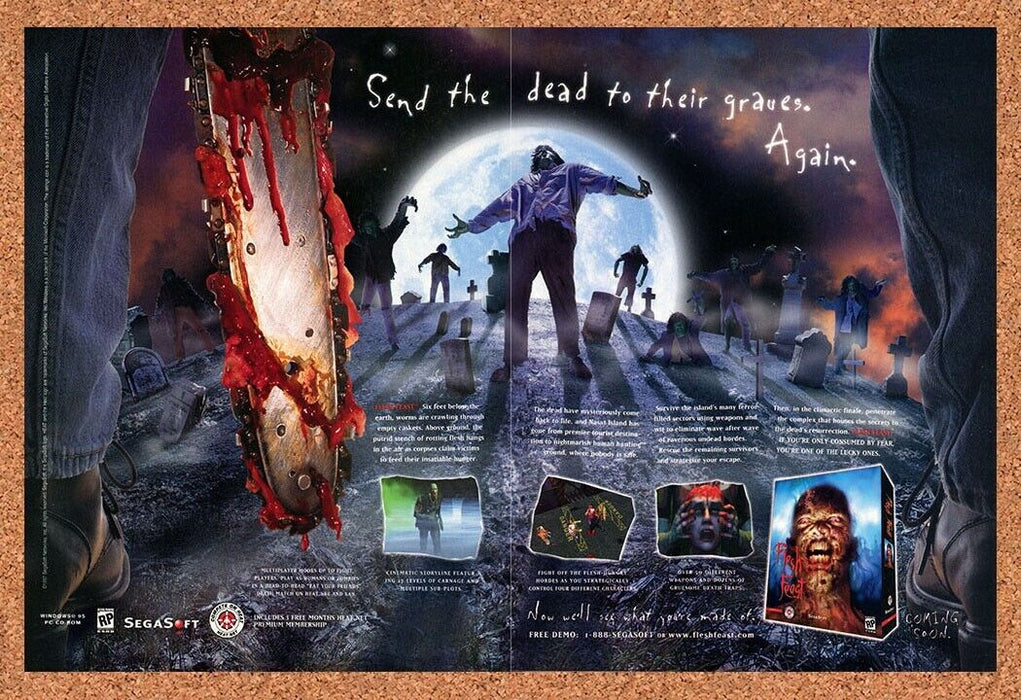 1997 Flesh Feast PC Original Ad - for just $21.49! 