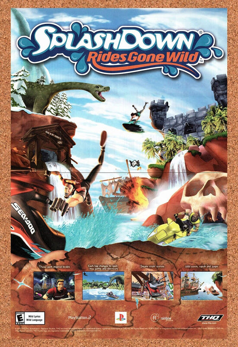 2003 Splashdown Rides Gone Wild PS2 Original Ad - for just $21.49! 