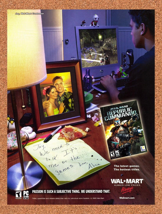2005 Star Wars Republic Commando Wal-Mart Original Advertisement v2 - for just $19.49! 
