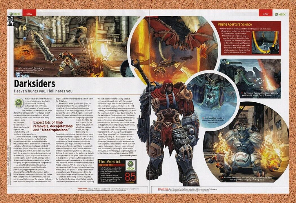2010 Darksiders Xbox 360 Original Ad v2 - for just $18.27! 