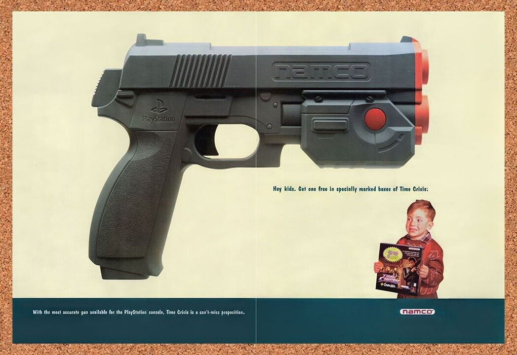 1997 Time Crisis PS1 Original Ad v2 - for just $21.49! 